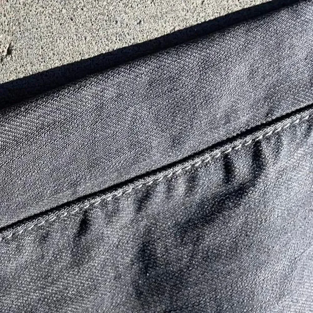 Express Men's Grey and Blue Jeans